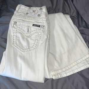Miss me white jeans